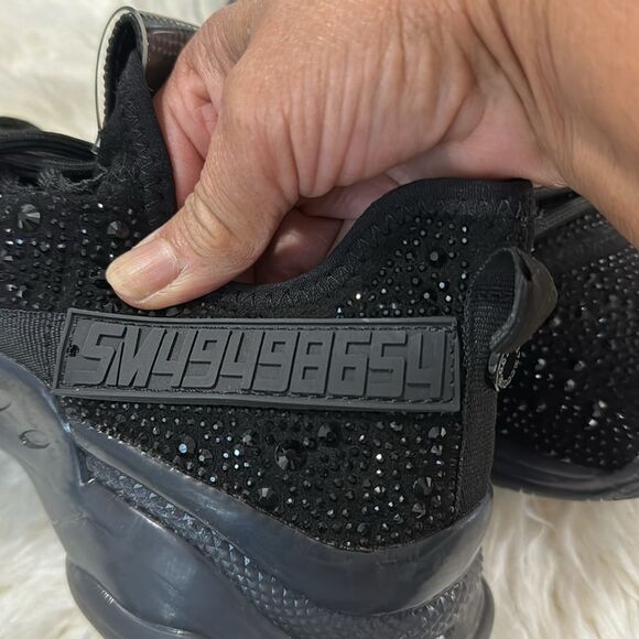 STEVE MADDEN RHINESTONES SNEAKERS SIZE 8.5 - Picture 7 of 8